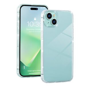 Transparent phone case, size 5.9*2.9 inches,Suitable for iPhone 15 Plus 6.7 inch